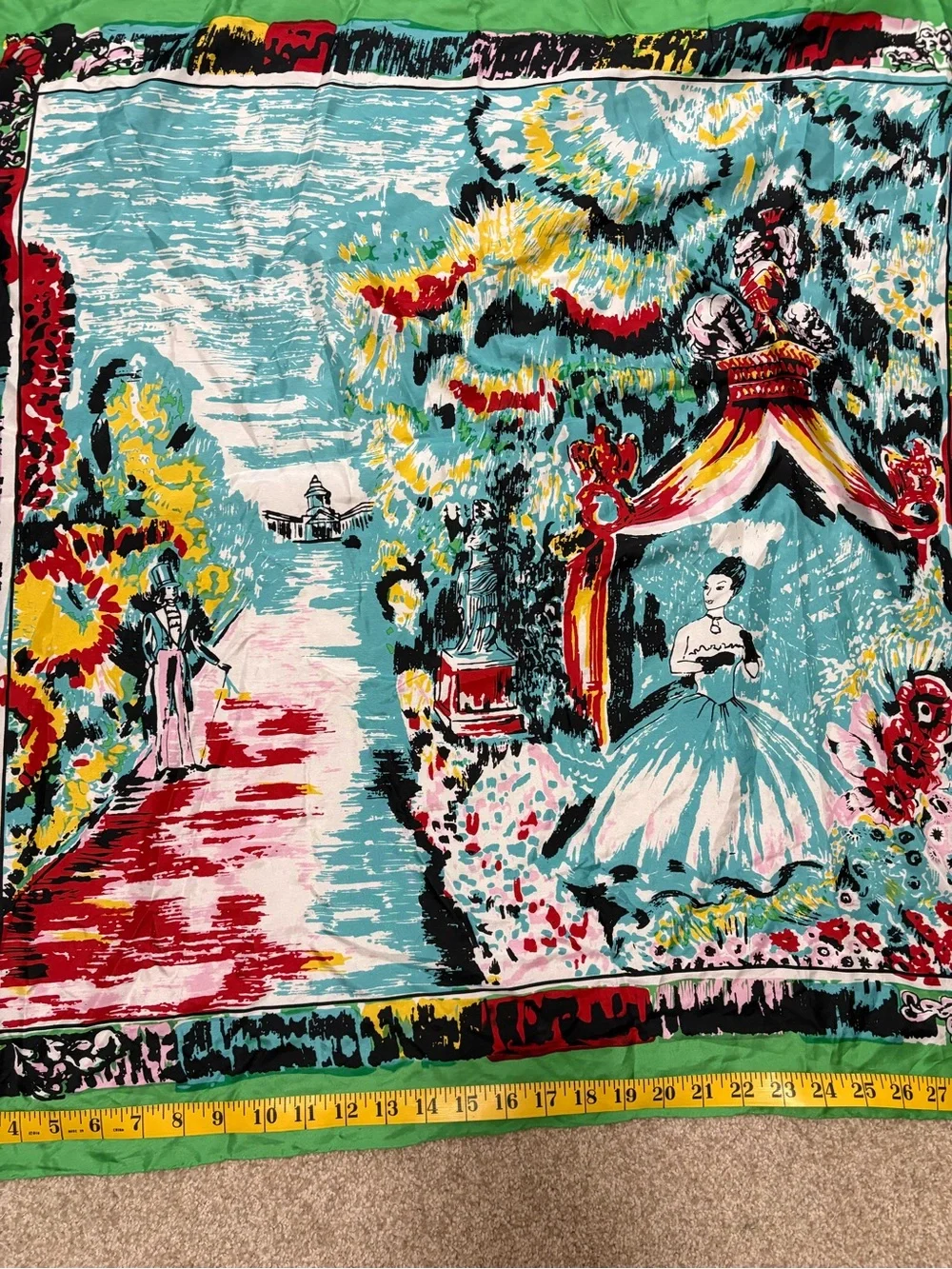 Cabi multicolored 100% Silk Scarf Carol Anderson 32